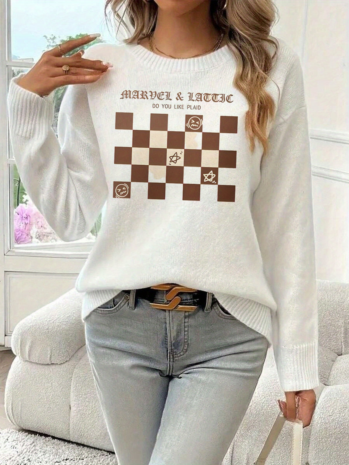 Checkmate Vibes Sweater