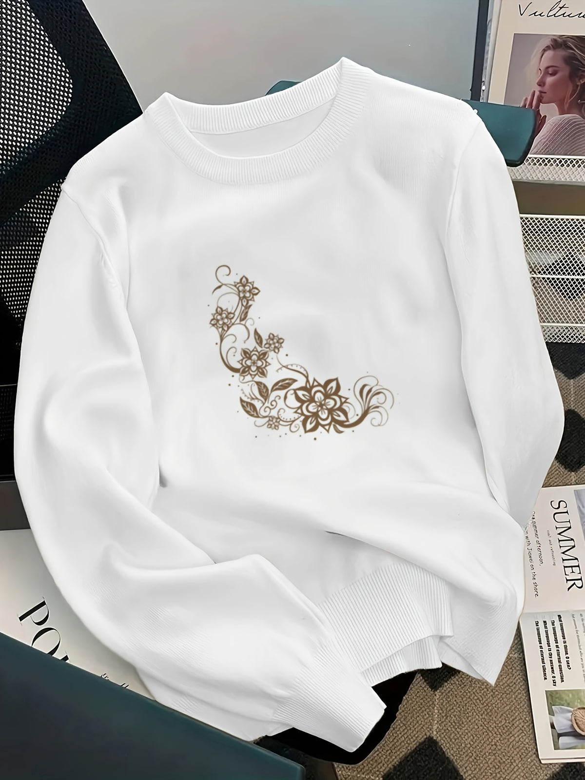 Blooming Vines Sweater