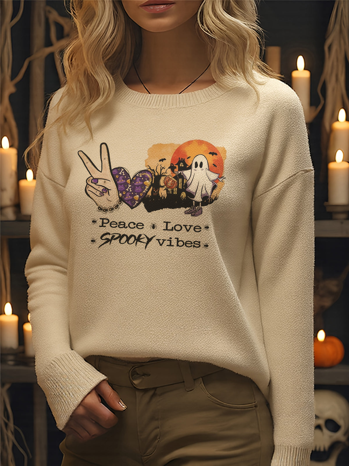 Peace, Love & Paranormal Sweater
