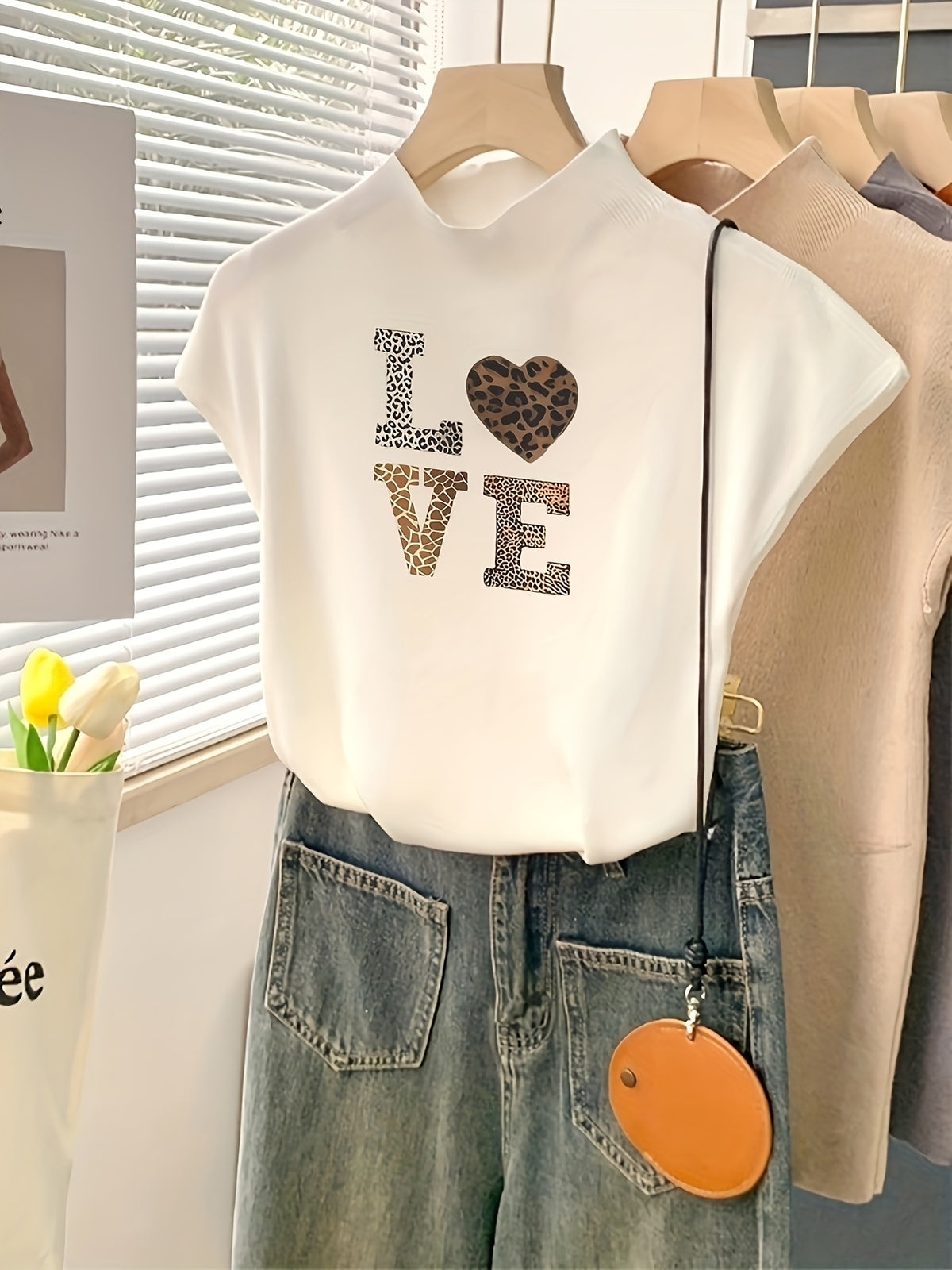 Textured Love Tank