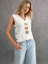 Triple Heart Line Vest