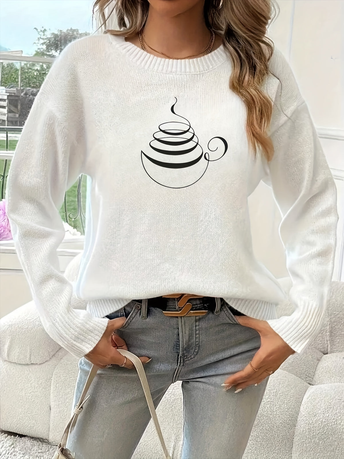 Spinning Coffee Scent Sweater