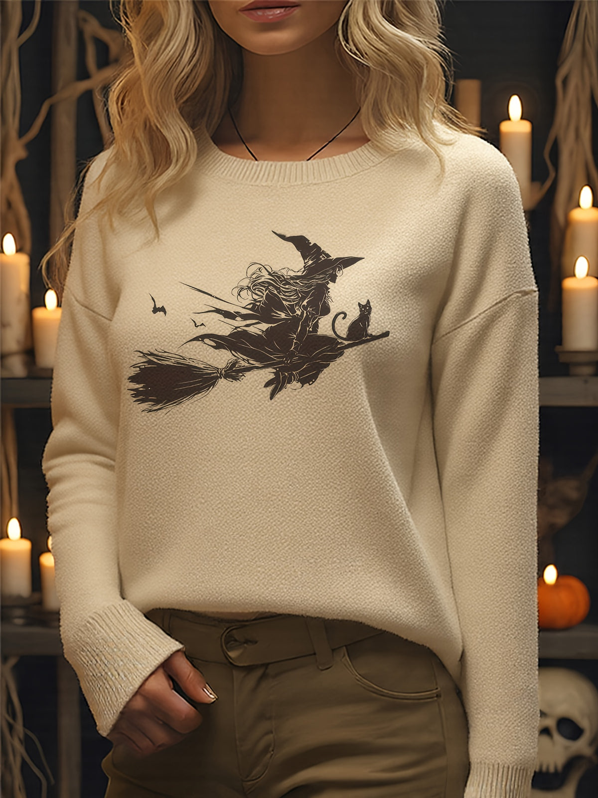 Moonlight Witch Ride Sweater