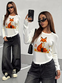 Forward Fox Sweater