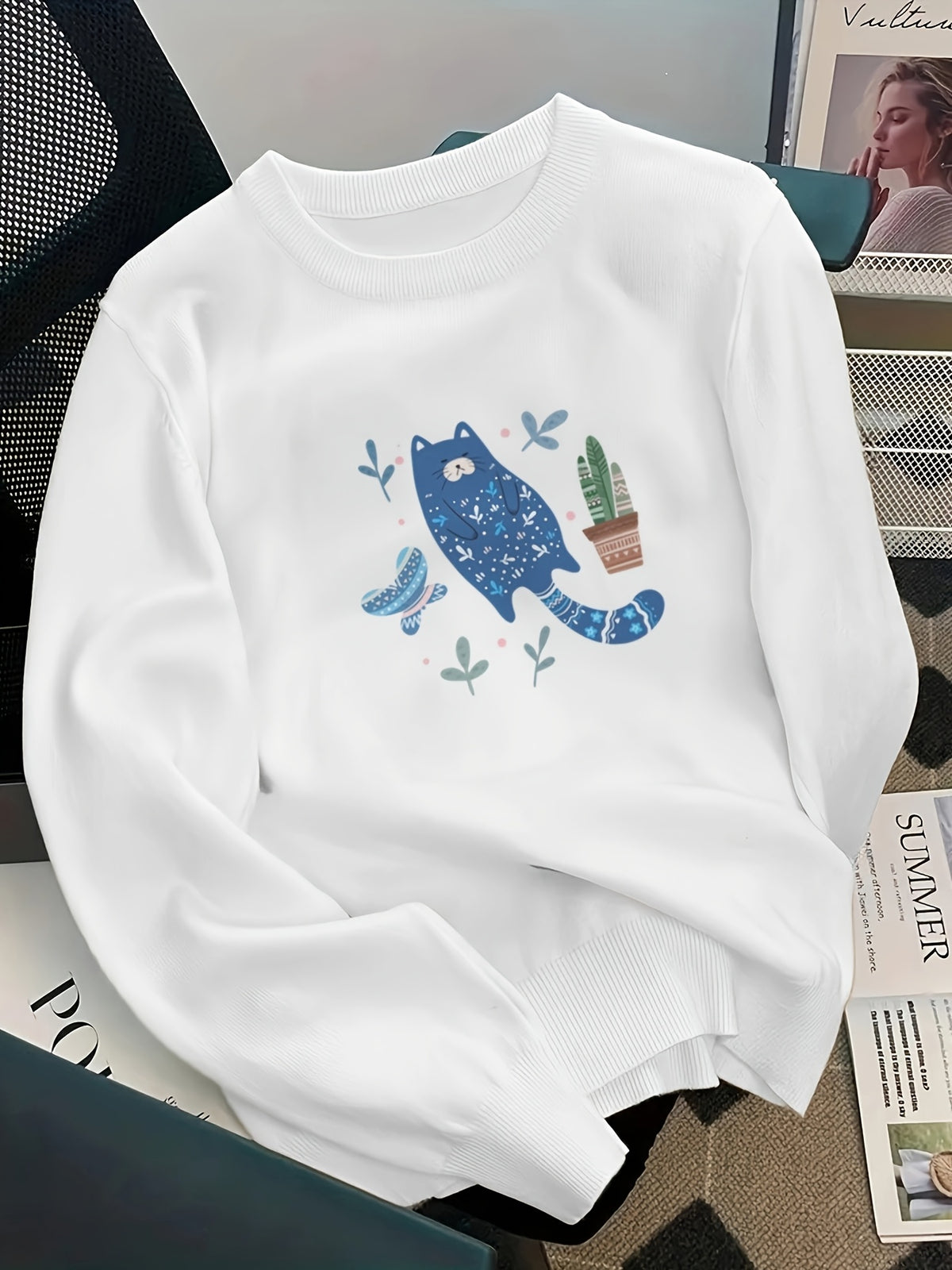 Blue Bandit Sweater