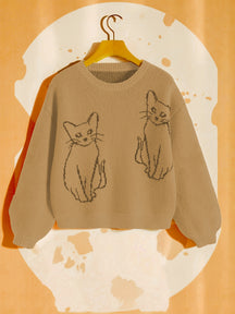Sketchy Kitty Sweater