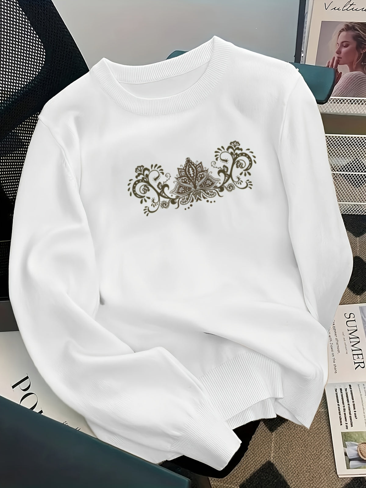 Whispers of Pattern Sweater
