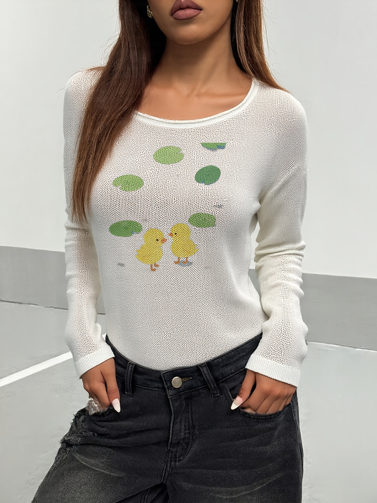 Duck Pond Days Sweater