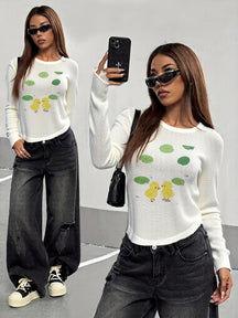 Duck Pond Days Sweater