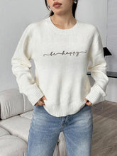 Choose Happy Sweater