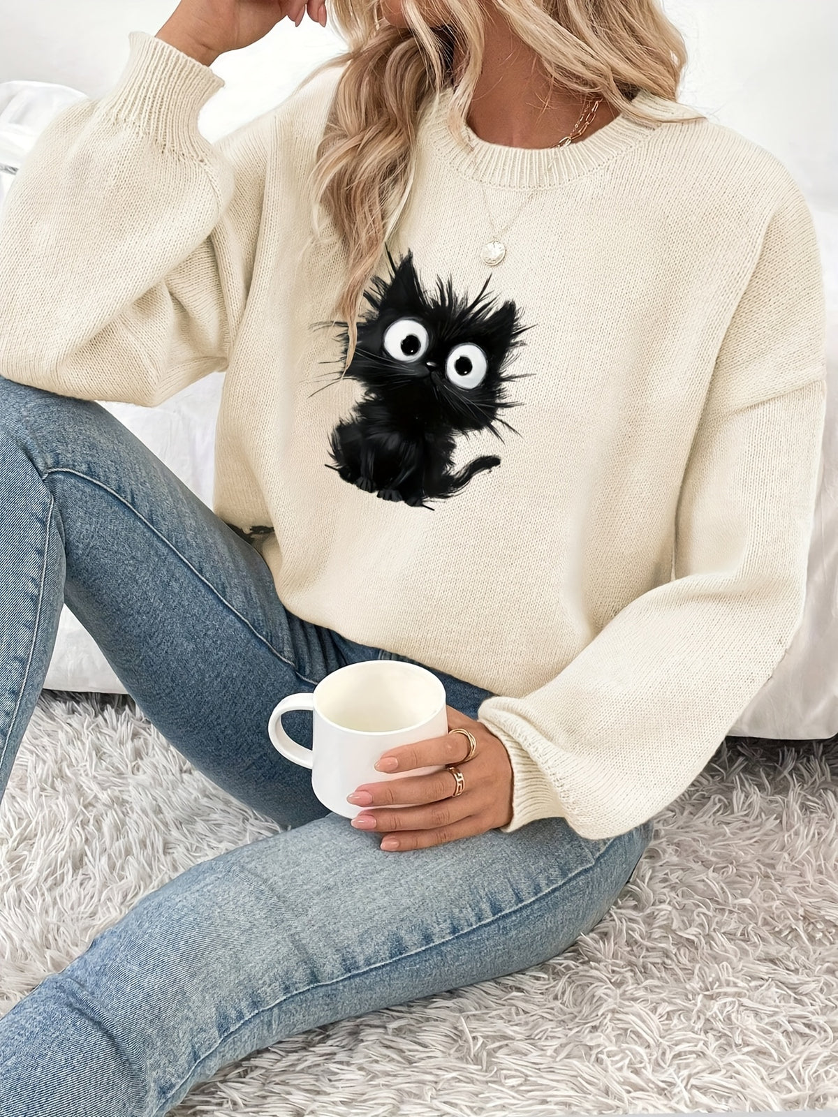 Fluffy Stare Sweater