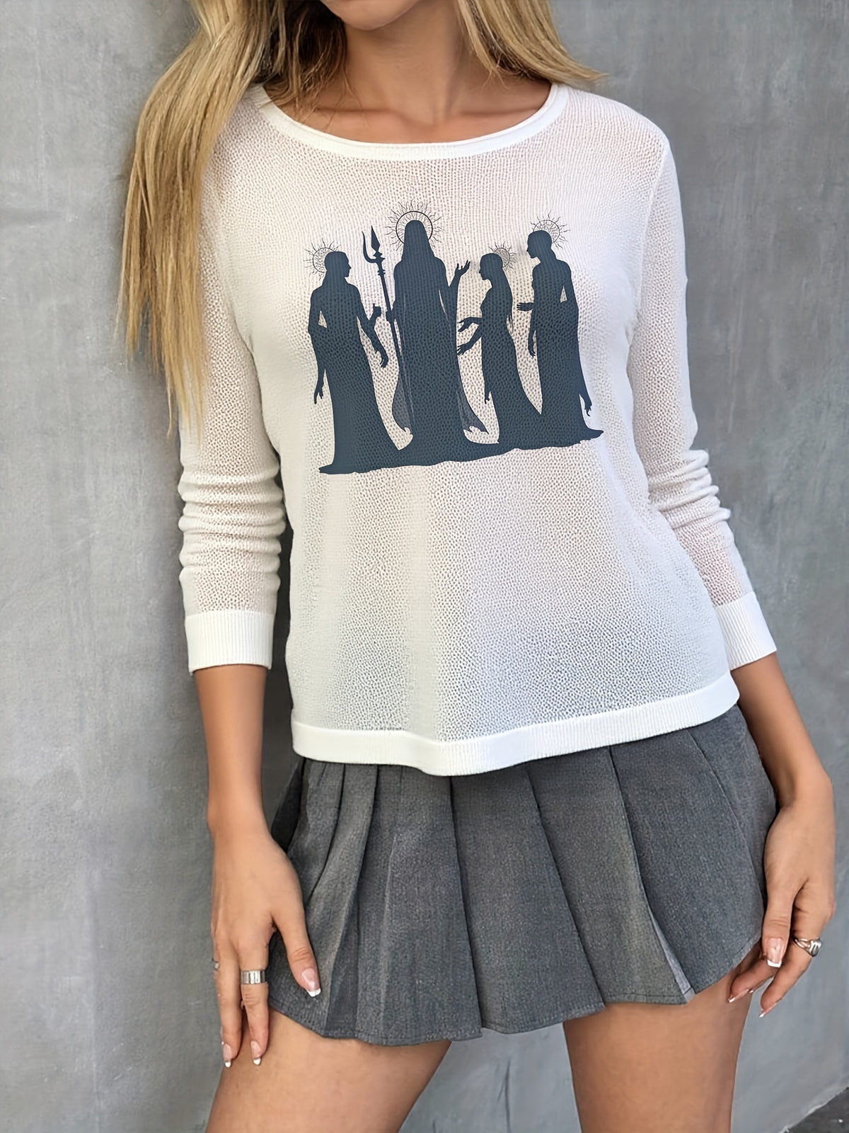 Sacred Silhouettes Sweater