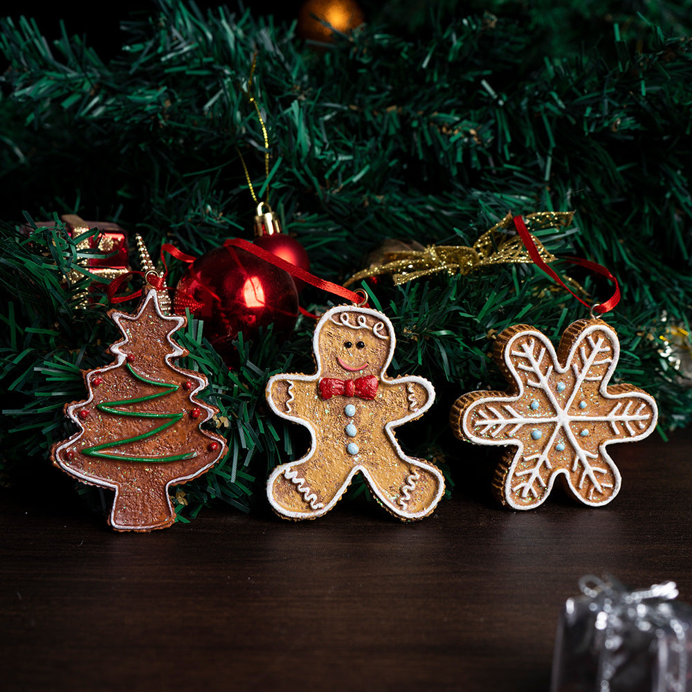 Gingerbread Man Christmas Ornament for Tree Decoration