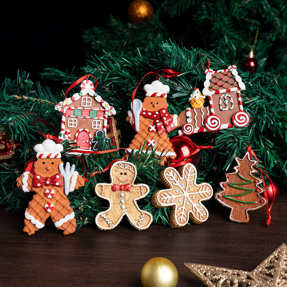 Gingerbread Man Christmas Ornament for Tree Decoration