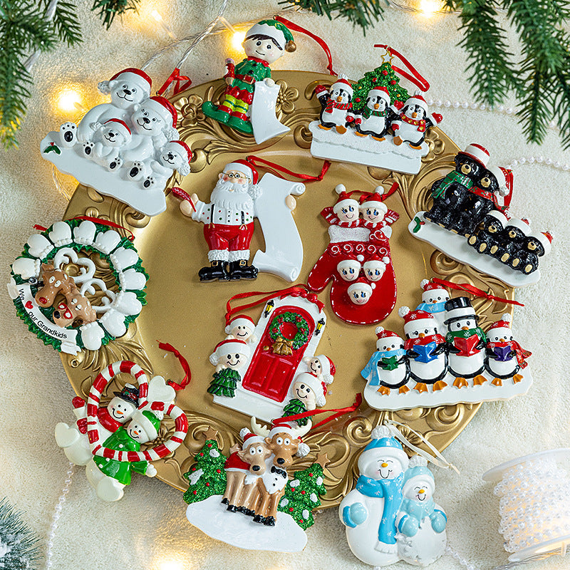 Hand-Painted Christmas Tree Ornaments