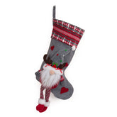 Faceless Old Man With Long Legs Christmas Stocking Gift Bag