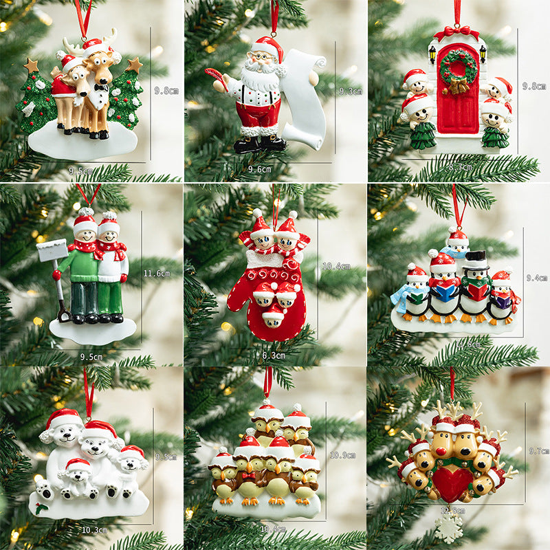 Hand-Painted Christmas Tree Ornaments