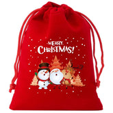 Christmas Drawstring Gift Bag