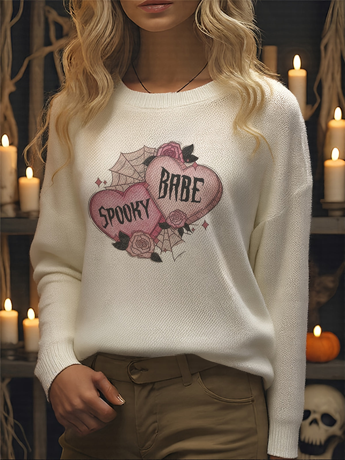 Spooky Babe Energy Sweater