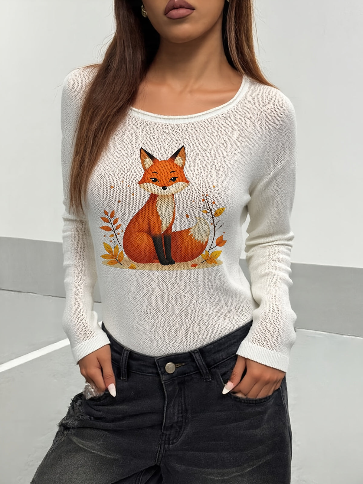 Forward Fox Sweater