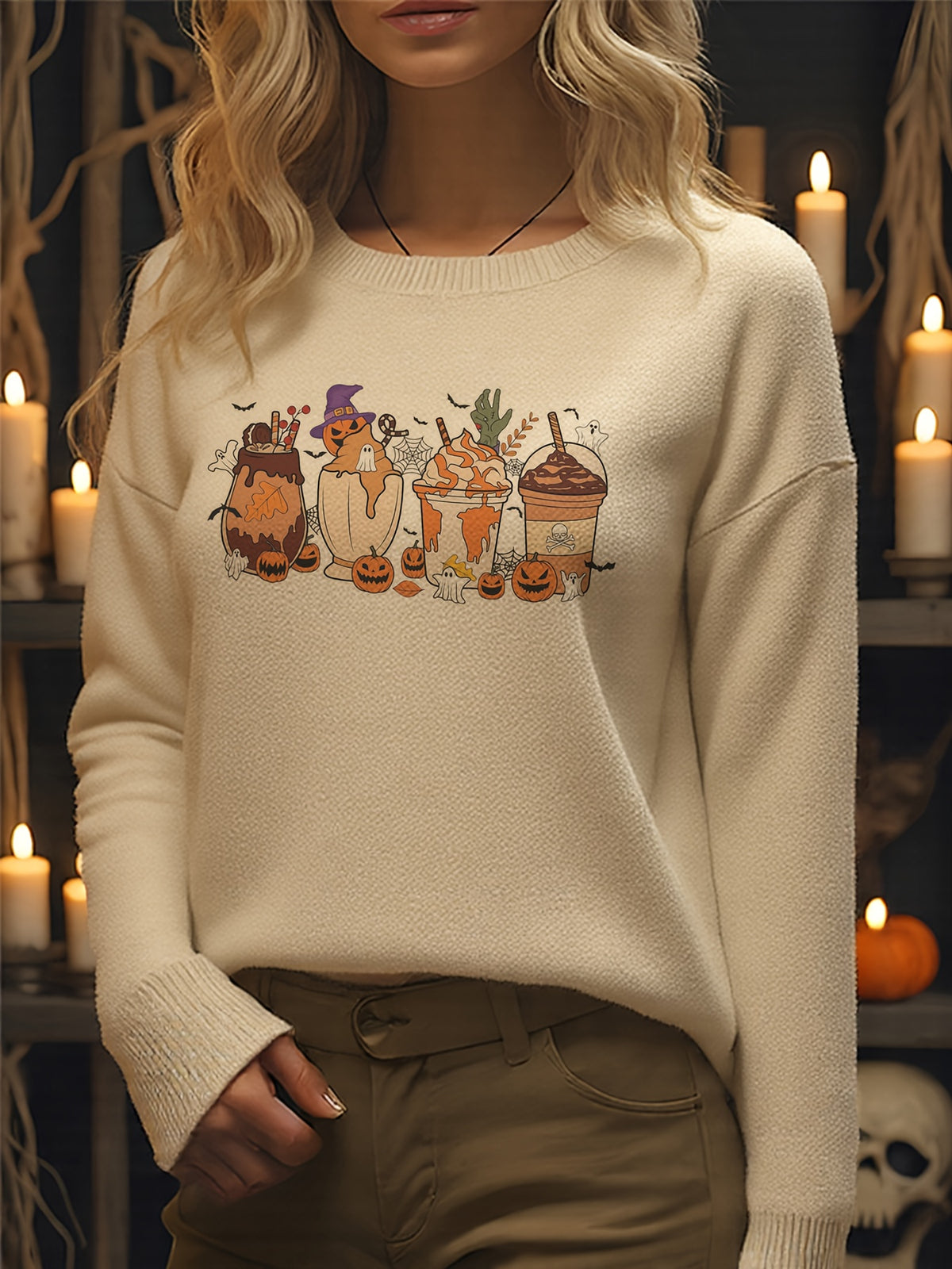 Spooky Sips Sweater