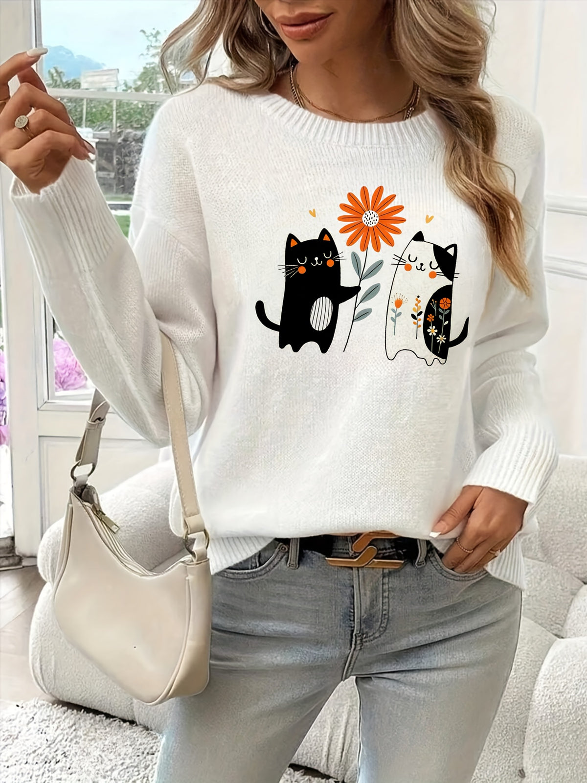 A Bouquet for You Sweater