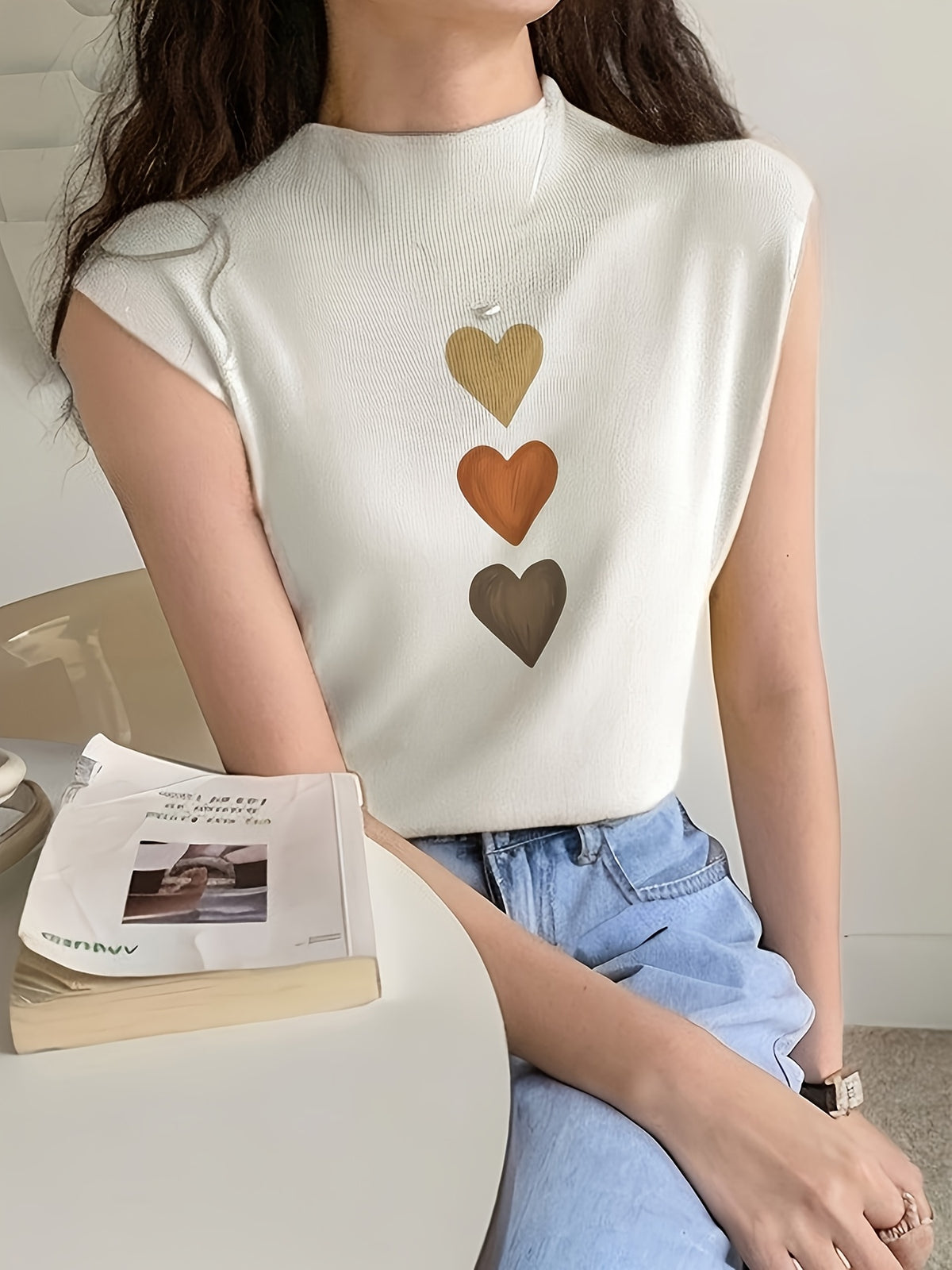 Tricolor Heartbeat Tank