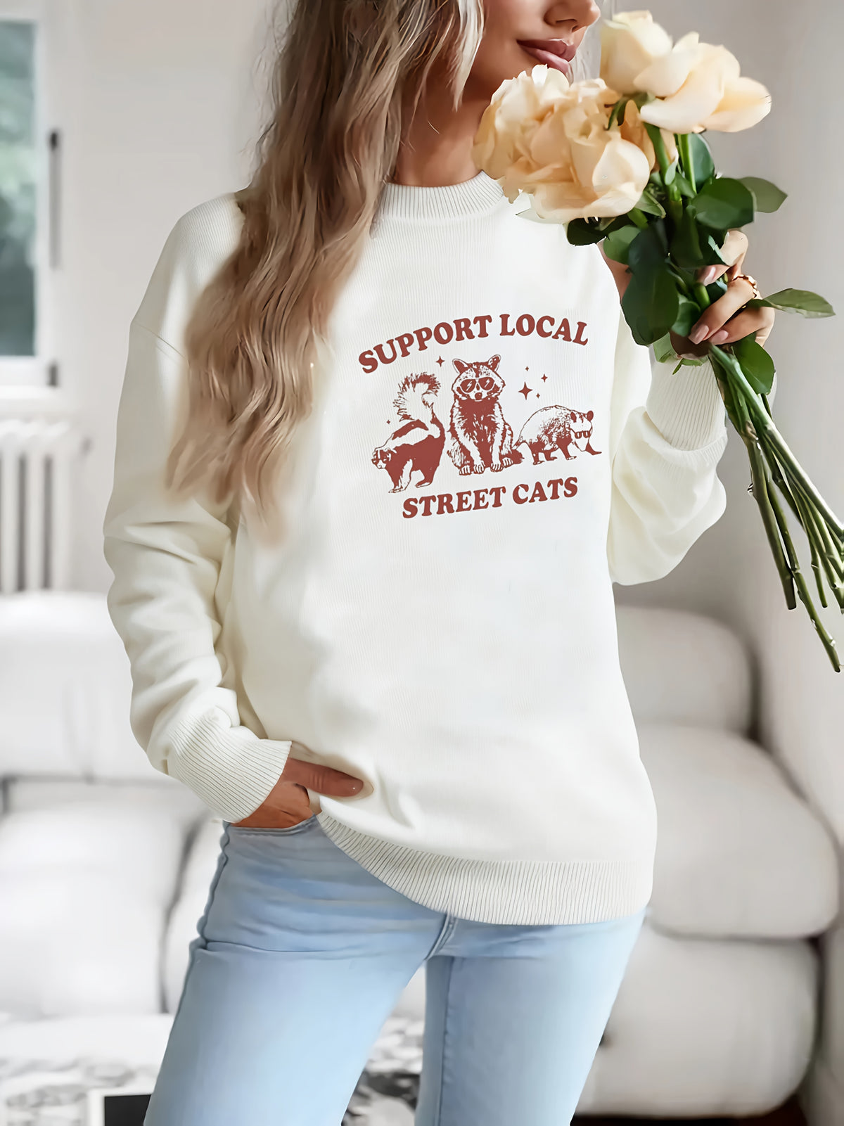 Support Street Cats Sweater