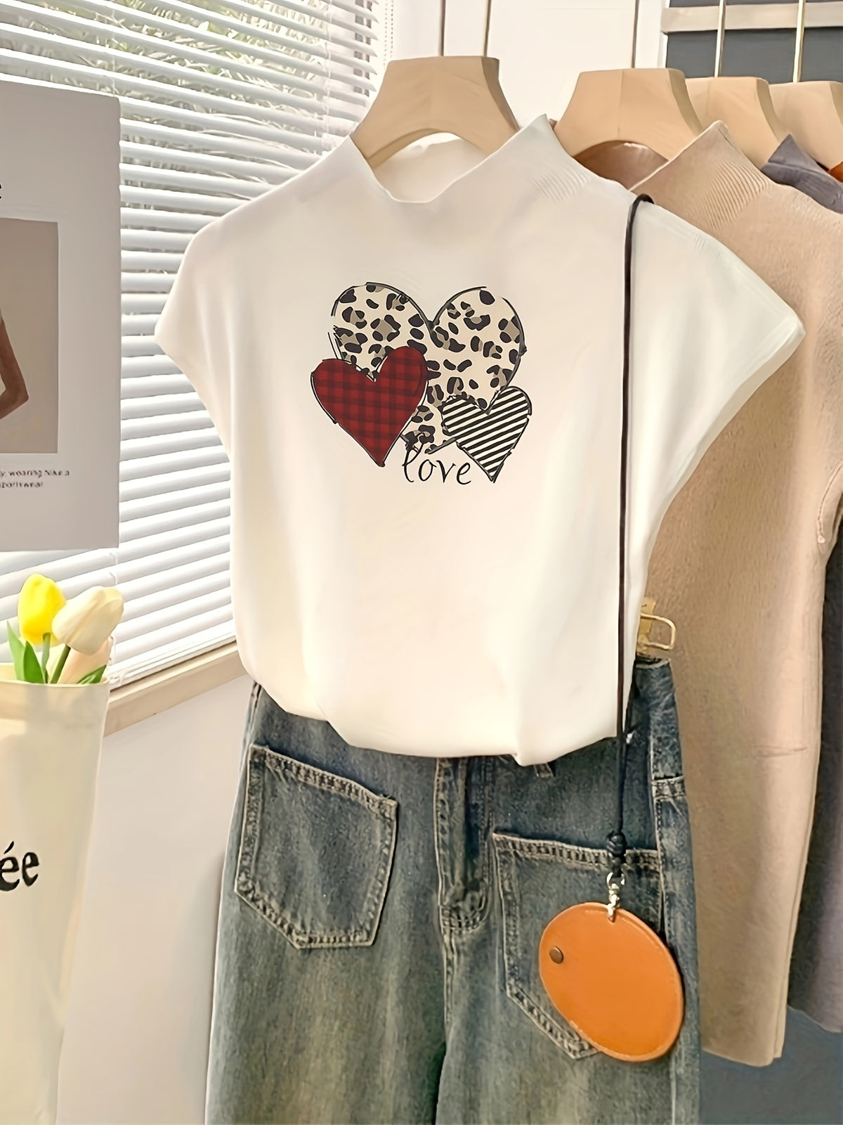 Pattern Mix Hearts Tank