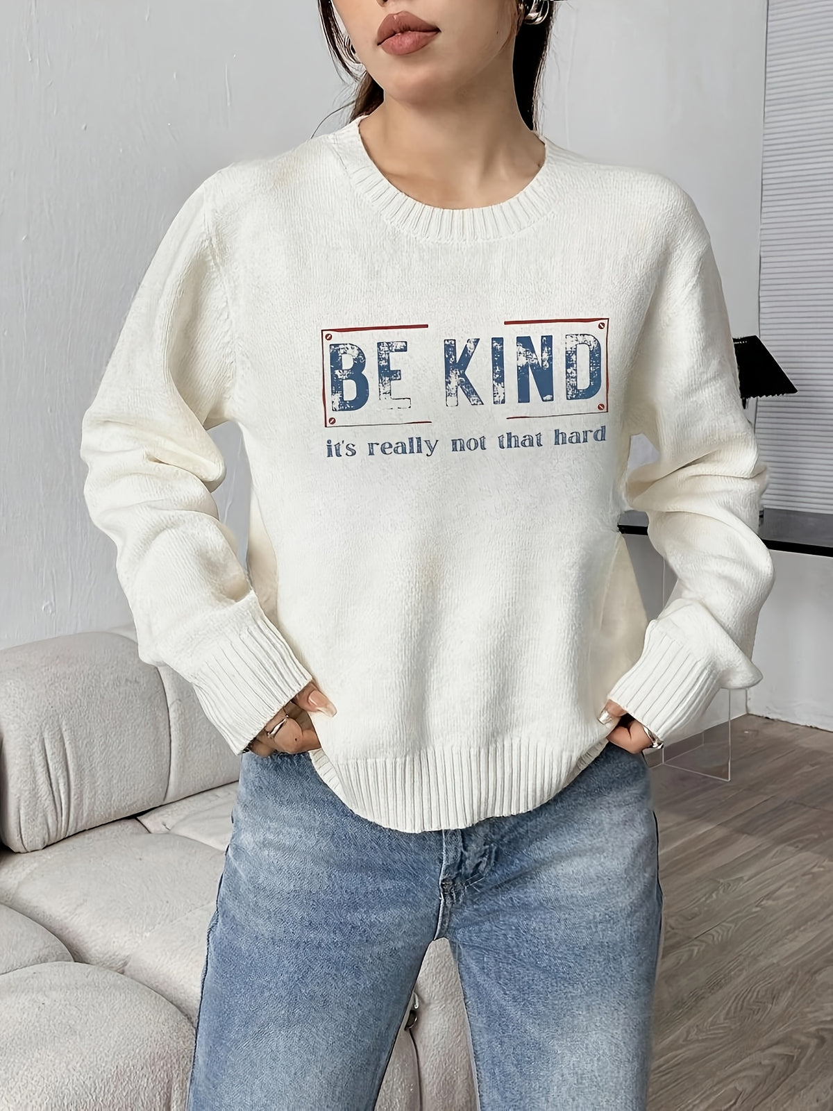 Kindness Looks Good Sweater