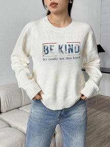 Kindness Looks Good Sweater