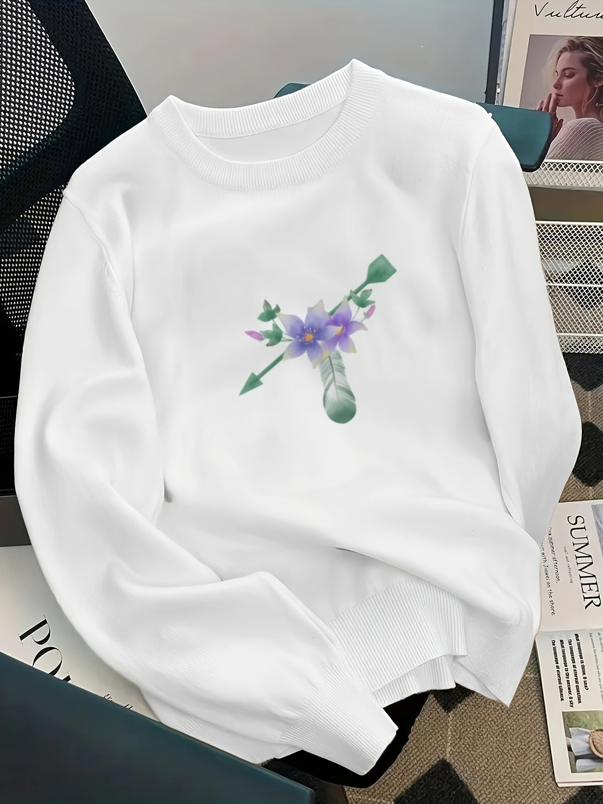 Lavender Target Sweater