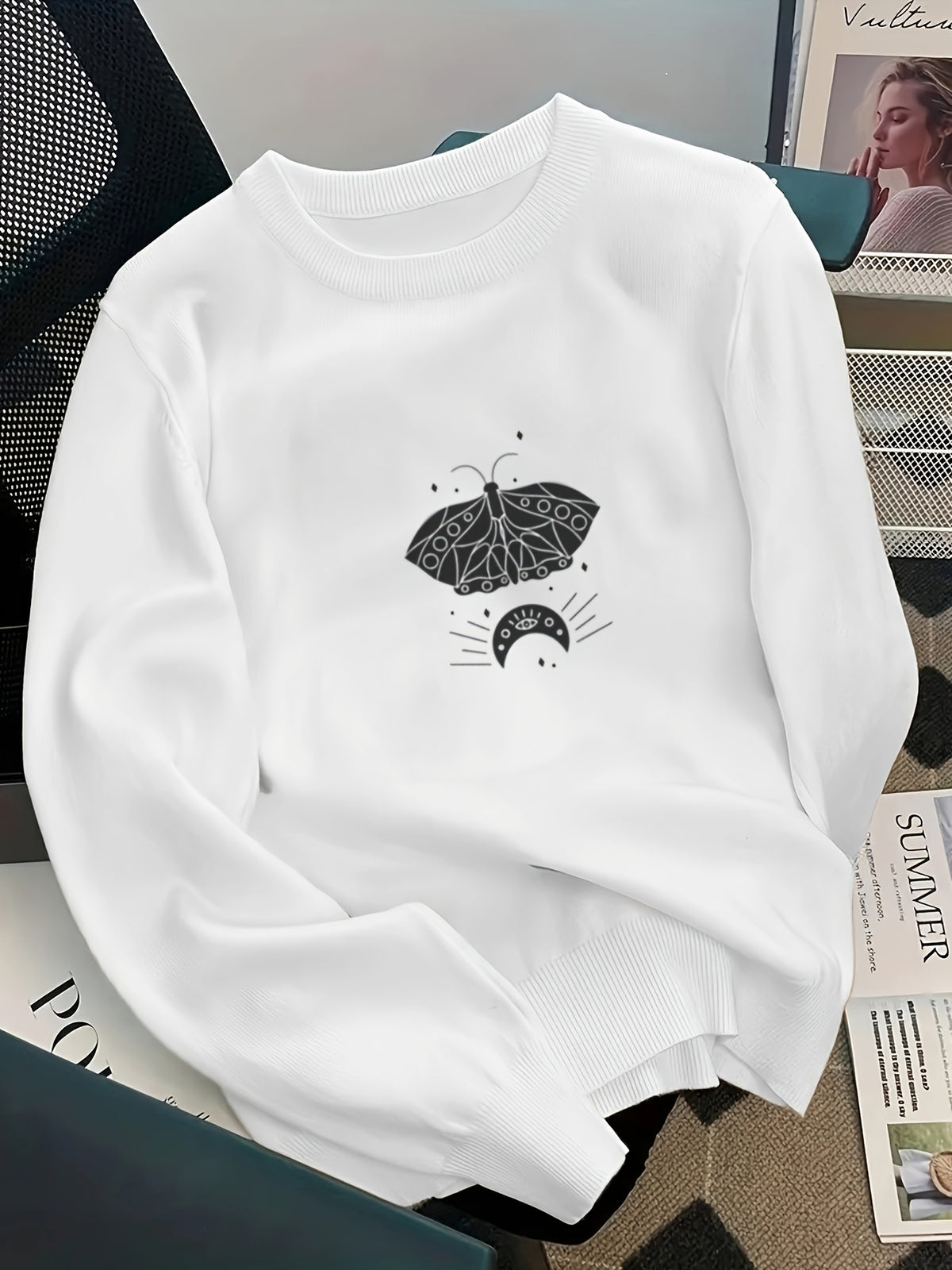 Midnight Moth Sweater