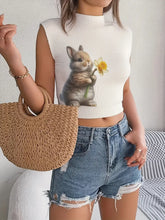 Floral Bunny Mood Vest