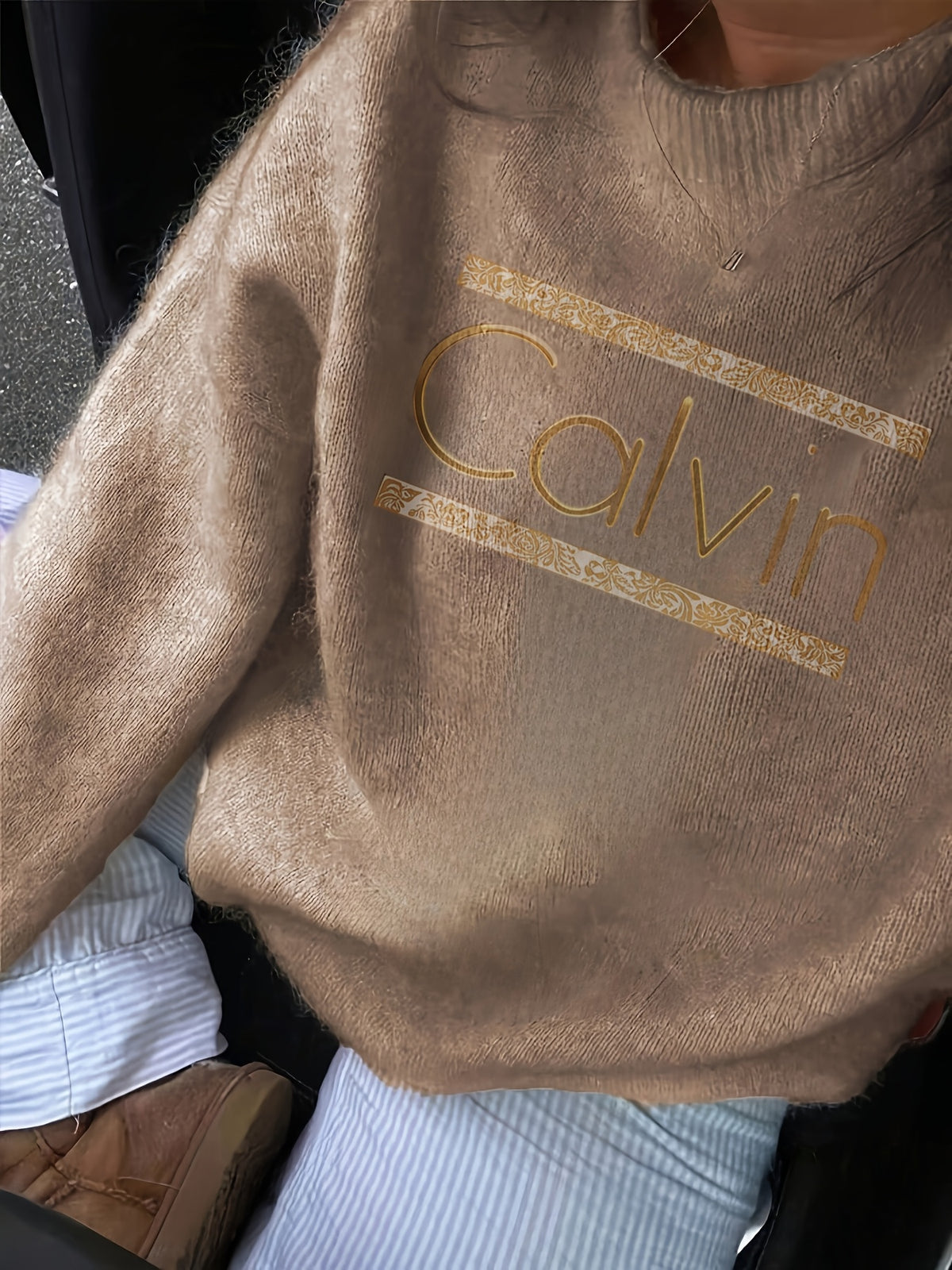 Golden Calvin Sweater
