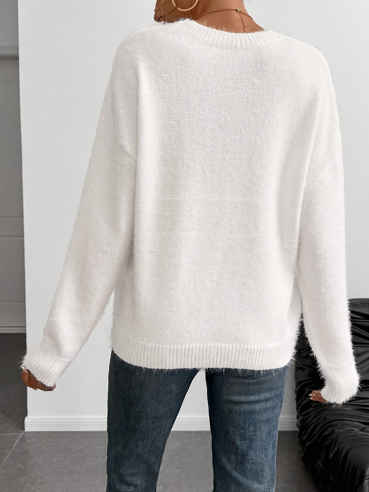 Falling Forms Sweater