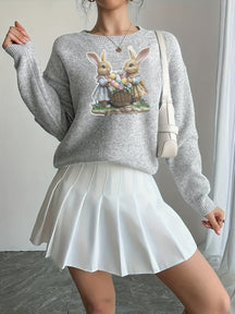 Bunny Chores Sweater