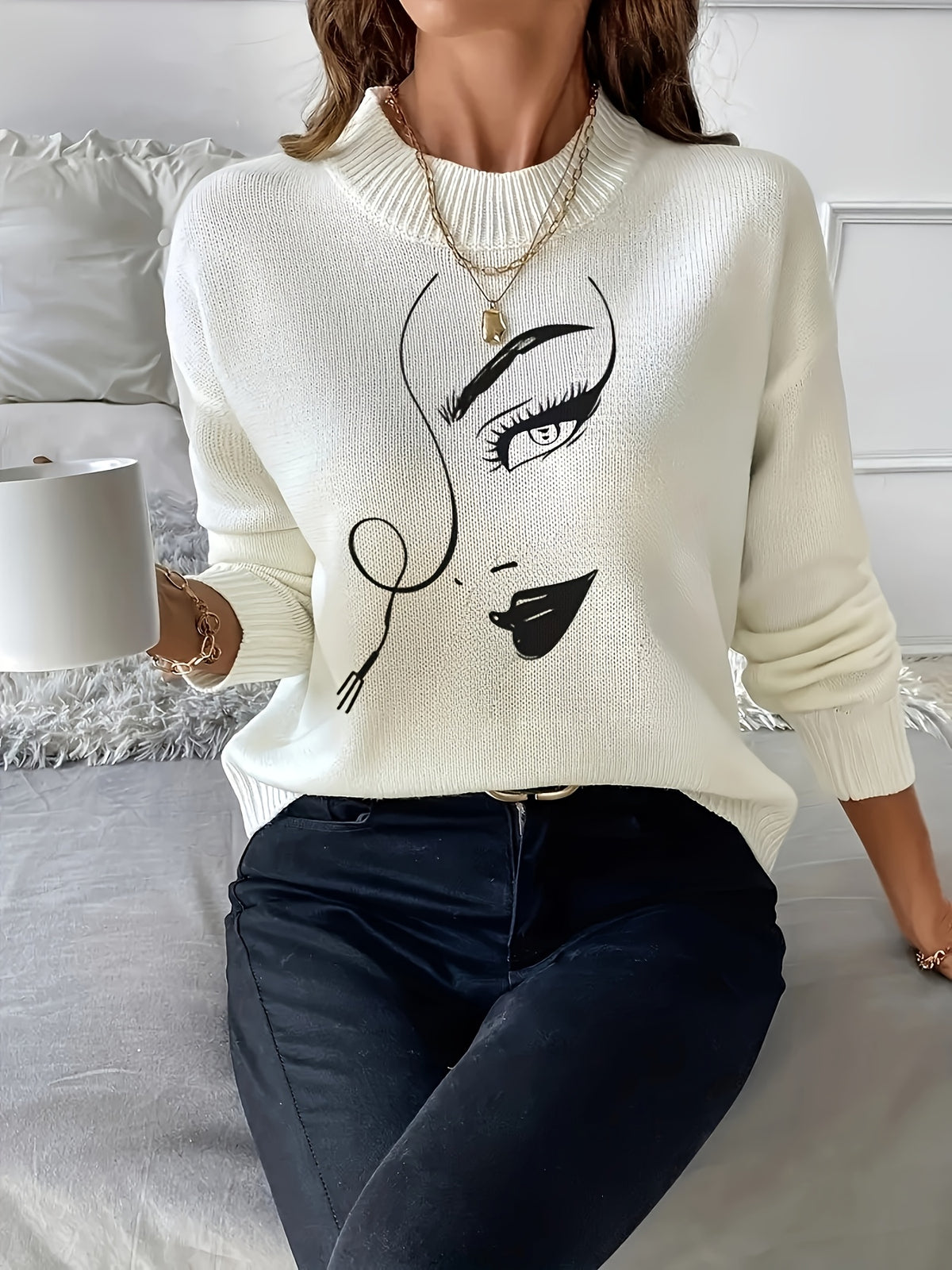 Chic Silhouette Sweater