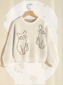 Sketchy Kitty Sweater
