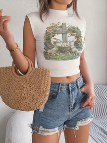 Garden Bunnies Tank