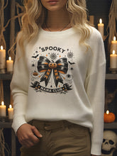 Spooky & Sweet Bow Sweater