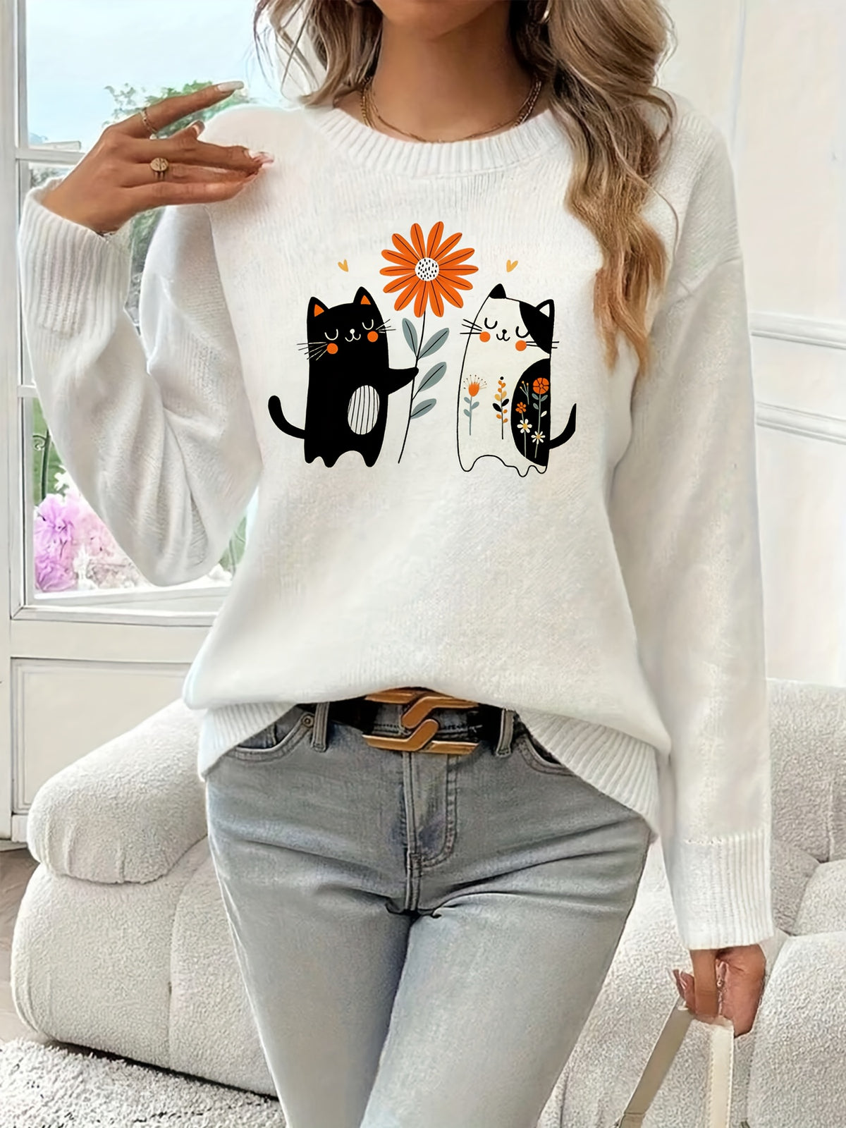 A Bouquet for You Sweater