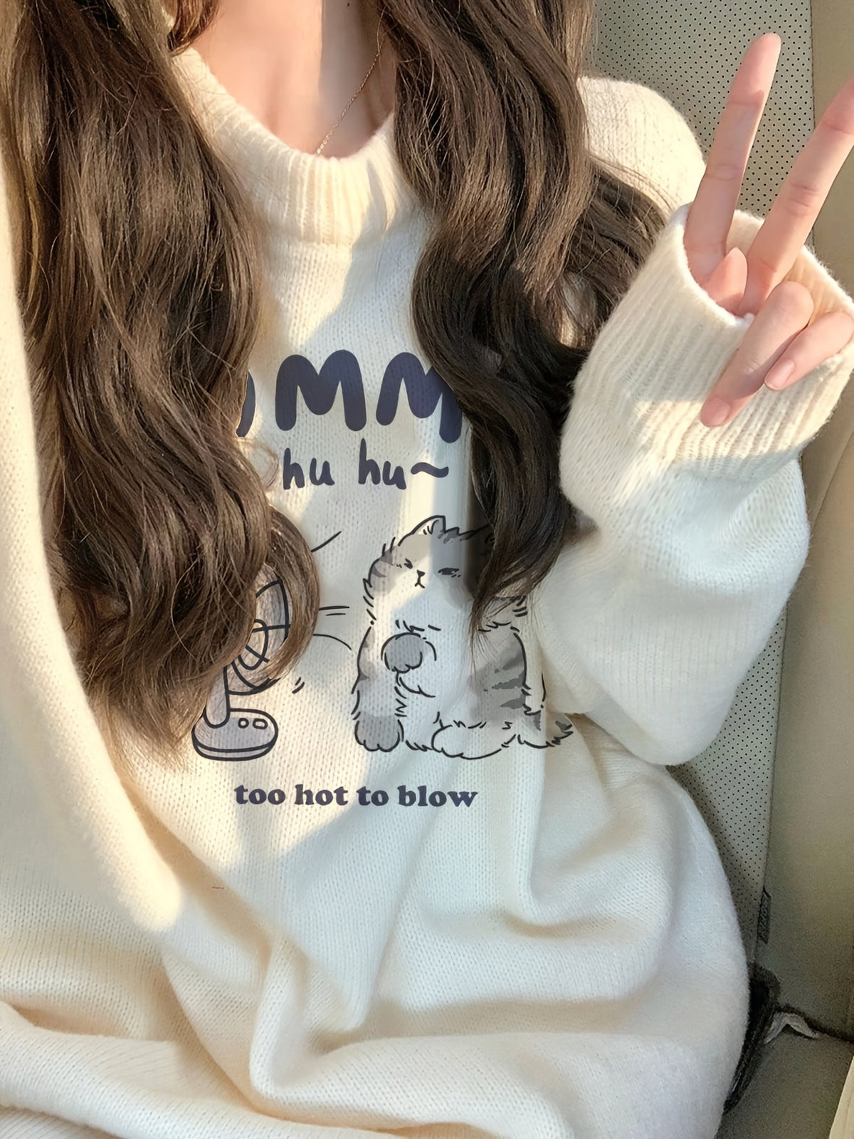 Breezy Kitty Sweater