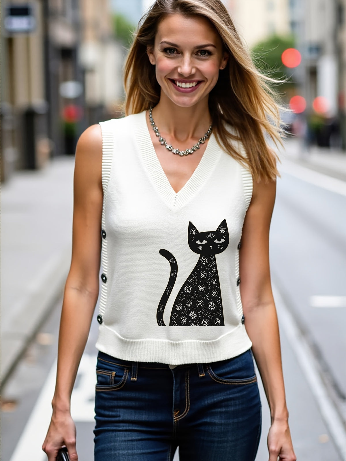 Midnight Meow Vest