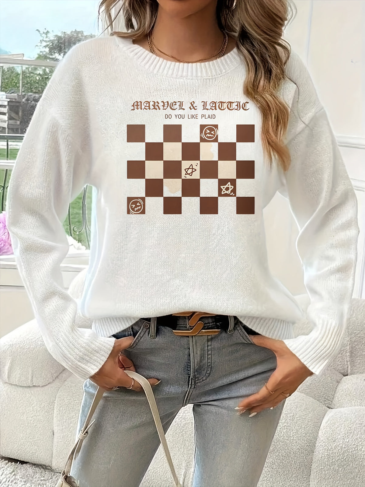 Checkmate Vibes Sweater