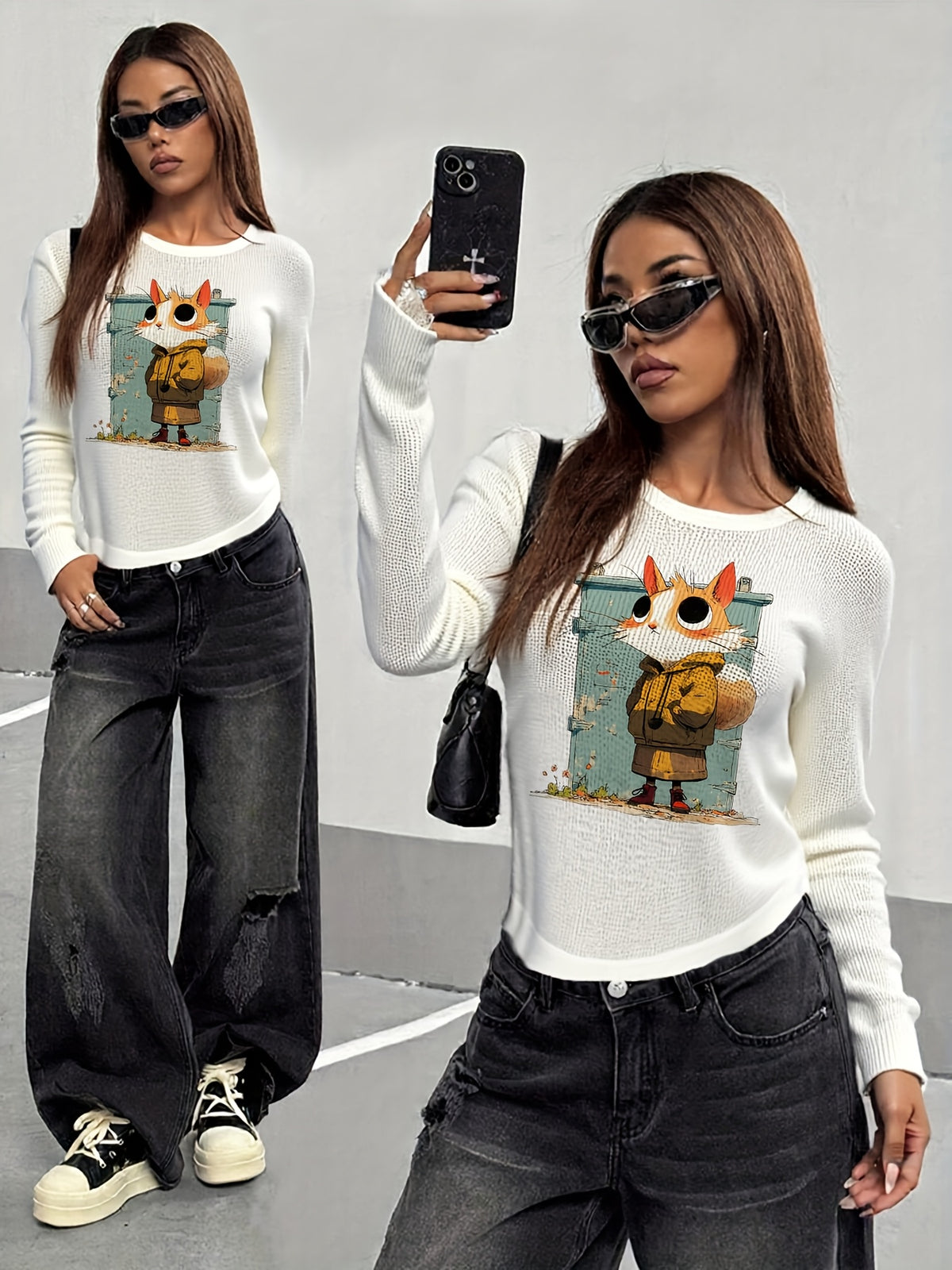 Pocket Fox Sweater