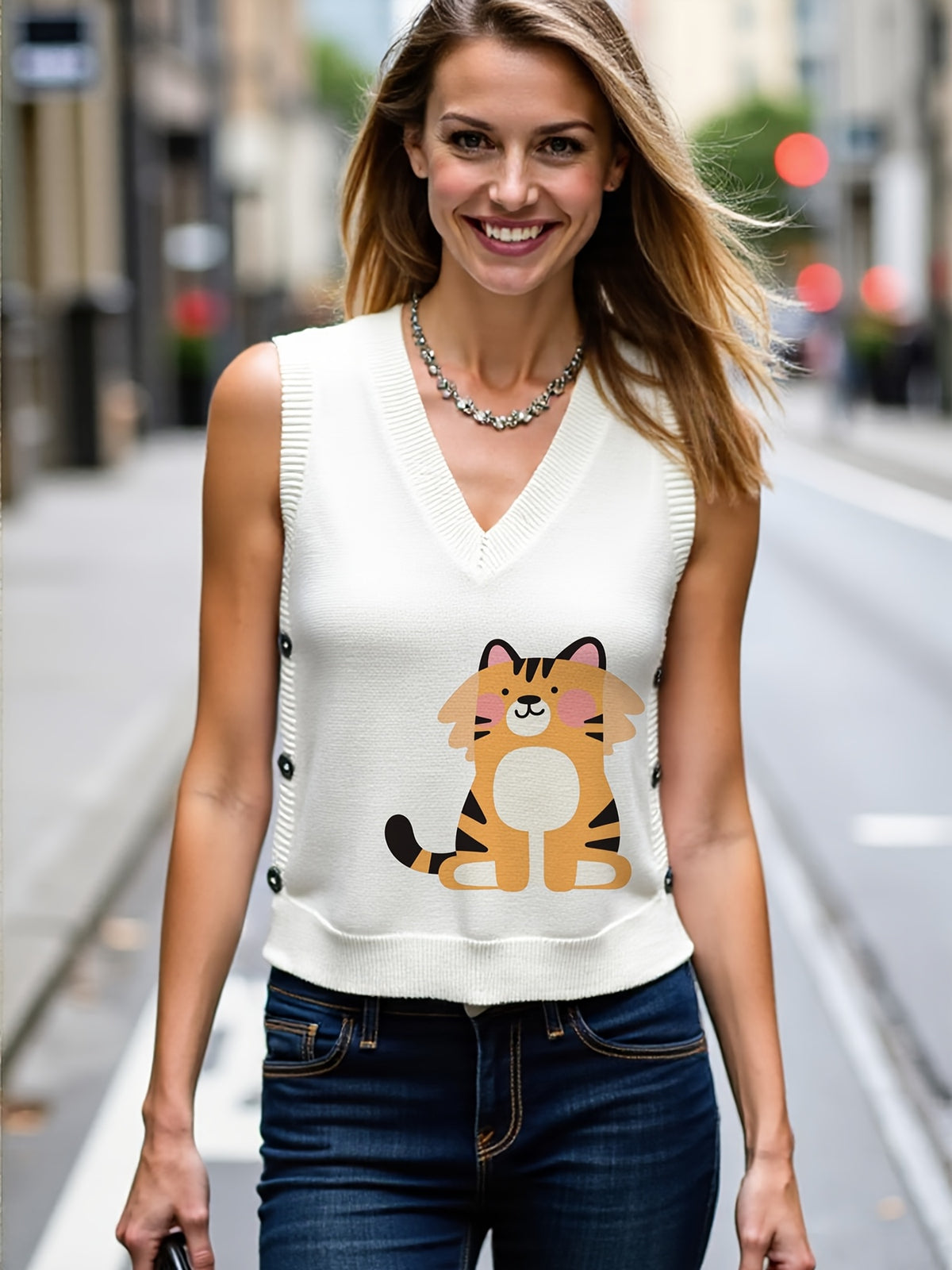 Chubby Charm Tiger Vest