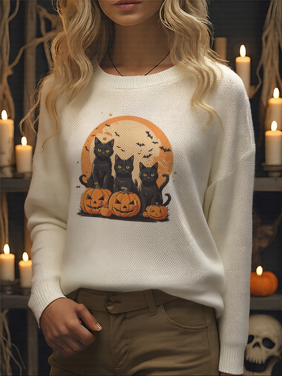 Midnight Mischief Trio Sweater