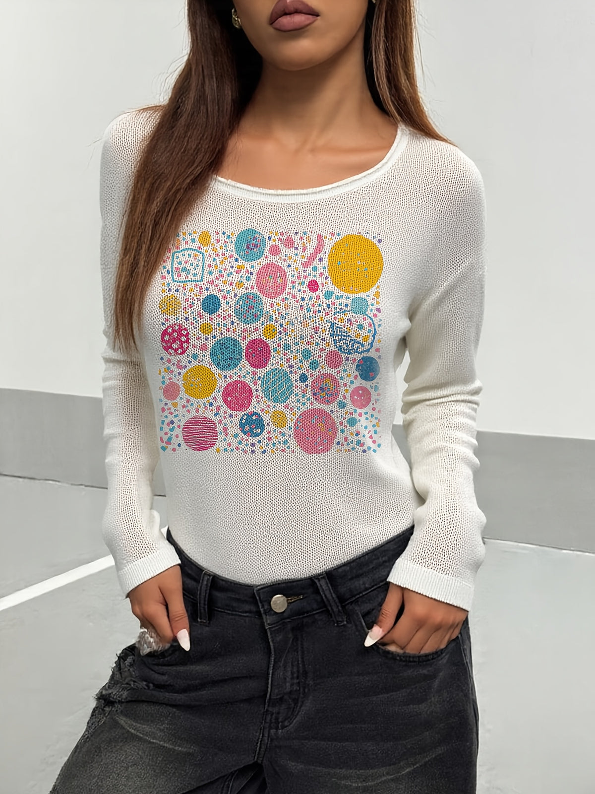 Polka Universe Sweater