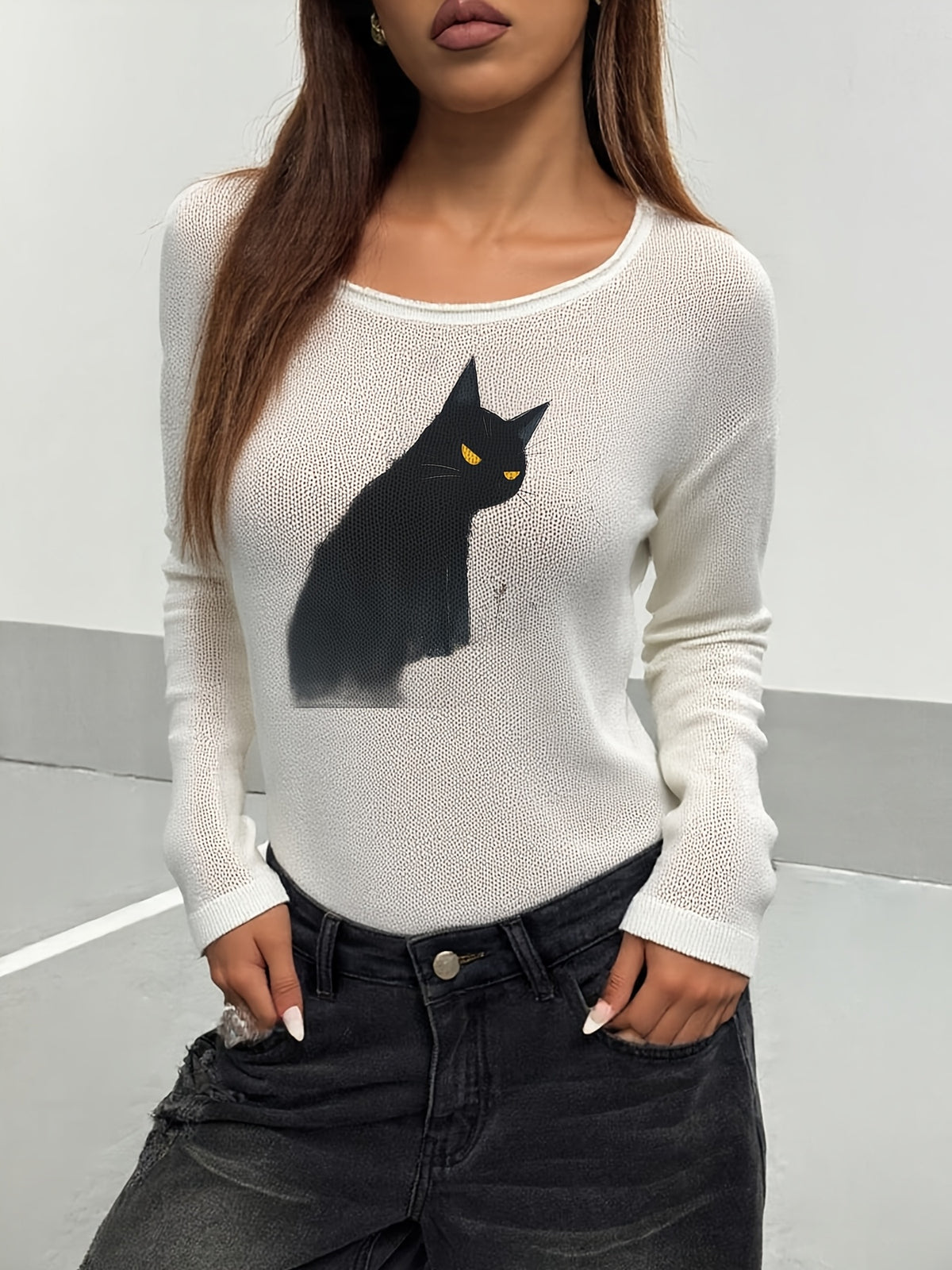 Midnight Whiskers Sweater
